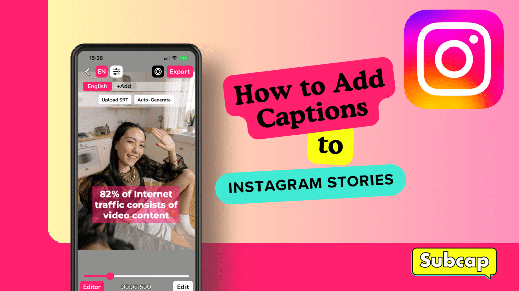 How to add captions to instagram stories