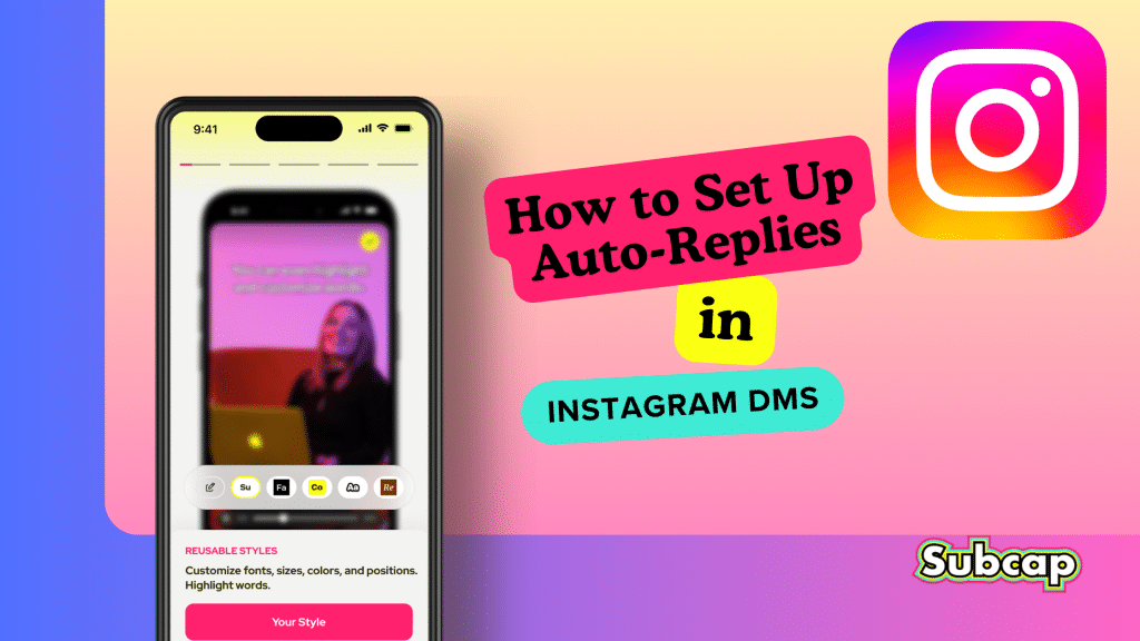 How to set up auto-replies in instagram dms